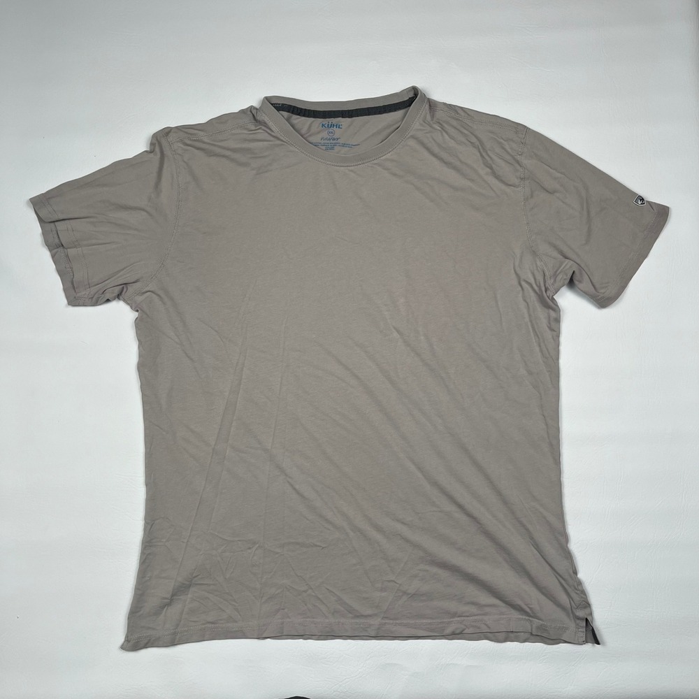 KUHL Wildfibre T-Shirt Mens XXL Gray Organic Cotton Short Sleeve Hiking Outdoor